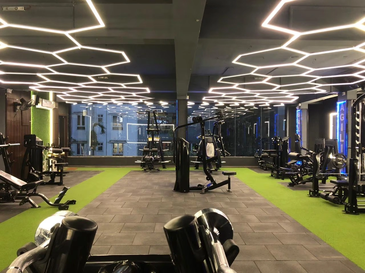 Meffier Fully equipped modern gymnasium